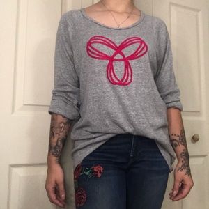 Grey TNA long sleeve